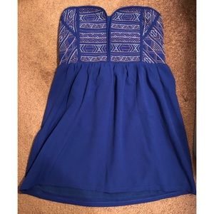 Urban Outfitters Staring at Stars Blue Dress
